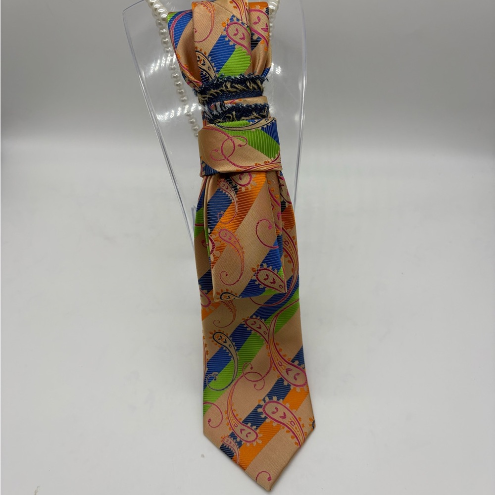 Colorful Patterned Women's Tie
